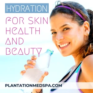 imagen de la importancia de la hidratación para la salud y la belleza de la piel