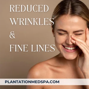 image of reduced wrinkles and fine lines with strategic Botox injections