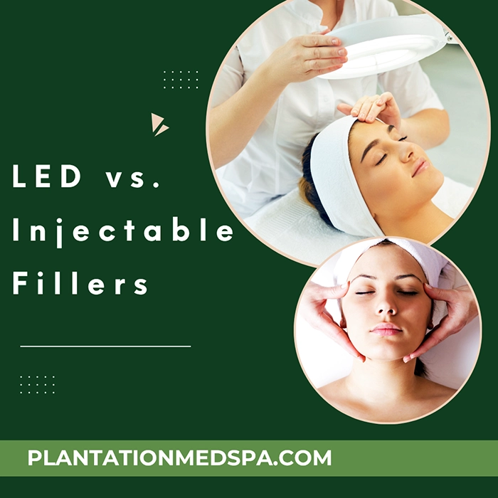 LED vs Injectable Fillers: Maintenance or Makeover?