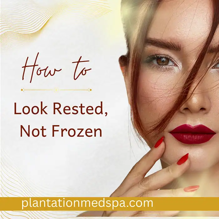 How to Look Rested, Not Frozen in Plantation, Florida