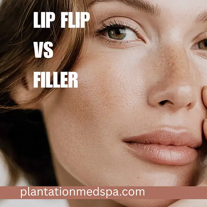 Lip Flip vs Filler at Plantation Med Spa, Florida